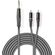 ND6575 - Cavo audio stereo jack audio 6.35mm/2 RCA 1.5m grigio - Cavi Audio Video