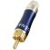 B9056 - Connettore RCA maschio contatti placcati oro - Connettori e Adattatori