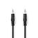 ND1132 - Cavo Audio Stereo | Maschio da 3,5 mm - Maschio da 3,5 mm | 2m | Nero - Cavi Audio Video