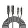 ND3270 - Cavo Audio XLR 2x Maschio a 3 Pin XLR 2x Maschio RCA 3m Grigio - Cavi Audio Video