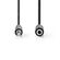 ND3566 - Cavo Audio Stereo Maschio da 3,5mm-Femmina da 3,5 mm 3m Nero - Cavi Audio Video