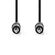 ND180 - Cavo Audio Stereo jack audio maschio 3,5 mm  1m Nero - Cavi Audio Video