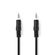 ND110 - Cavo Audio Stereo | Maschio da 3,5 mm - Maschio da 3,5 mm | 5,0 m | Nero - Cavi Audio Video
