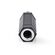 ND1365 - Adattatore audio mono Maschio da 3,5 mm - Femmina da 6,35 mm 10 pezzi Nero - Connettori e Adattatori
