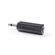 ND1365 - Adattatore audio mono Maschio da 3,5 mm - Femmina da 6,35 mm 10 pezzi Nero - Connettori e Adattatori