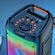 KSC-829 - Cassa acustica portatile ricaricabile 8" 20W Luce LED Bluetooth/USB - Casse Acustiche