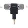 MIC129 - Microfono stereo snodabile 90° jack 3.5mm 3 poli per PC - Microfoni