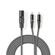 ND4554 - Cavo Audio XLR Maschio a 3 Pin XLR-2x Maschio RCA 1.5m Grigio - Cavi Audio Video