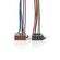 ND5404 - Cavo ISO Standard Connettore radio-2x Connettore per Auto 0,15m - Car Audio