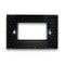 01036 - Supporto nero 3 posti linea Zen - Linea ZEN