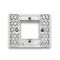 01110 - Supporto bianco 2 posti linea Zen - Linea ZEN
