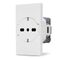 02288 - Presa 2P+T 16A bipasso Schuko bianca linea ZEN - Linea ZEN