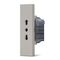 02356 - Presa bipasso 10–16A sabbia linea ZEN - Linea ZEN