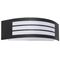 EL156 - Lampada applique da parete per esterni 1xE27 315x90x100mm nera Vito - Illuminazione da Esterno