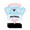 B5685 - Lampada neon LED con stand Paw Patrol - Logo - Illuminazione da Interno