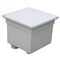 E3045 - Pozzetto con coperchio per cavi elettrici PP con guarnizioni e viti 250×250 mm - Pozzetti