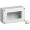 EL2180 - Box 4 moduli bianco compatibile Vimar Plana - Compatibile Vimar Plana