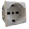 EL232 - Presa schuko bianca 16A 250V compatibile Vimar Arké - Compatibile Vimar Arké 