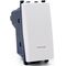 EL236 - Pulsante unipolare bianco con spia compatibile Vimar Arké - Compatibile Vimar Arké 