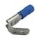 B2030 - Connettore Faston doppio 6,3 mm blu per cavi 1,5-2,5 mm² confezione da 100 - Capicorda