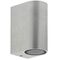 EL2535 - Lampada applique da esterno 2xGU10 98x145x67mm IP44 grigio - Illuminazione da Esterno