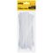 EL2569 - Fascette fermacavi autobloccanti bianche 2.5X200mm - 100 pezzi - Fascette