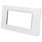 EL1038 - Placca in vetro bianco 4 posti compatibile Living International - Compatibile Living International