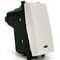 EL1318 - Pulsante unipolare bianco con spia luminosa 250V 10A compatibile Vimar Plana - Compatibile Vimar Plana