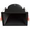 EL2002 - Supporto quadrato per faretto GU10 da incasso 83x83mm nero - Faretti LED