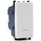 EL258 - Invertitore unipolare con spia luminosa bianco compatibile Vimar Arké - Compatibile Vimar Arké 