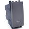 EL284 - Invertitore unipolare con spia luminosa grigio compatibile Vimar Arké - Compatibile Vimar Arké 