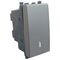 EL351 - Invertitore unipolare grigio compatibile Vimar Arké - Compatibile Vimar Arké 