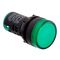 EL805 - Indicatore luminoso da pannello 220V - verde - Indicatori da pannello