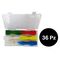 EL854-36 - 36 Pezzi - Kit fascette 550 pezzi - 5 colori - Fascette