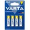 WB574 - Batterie alcaline ministilo AAA 1.5V Varta - Batterie Alcaline