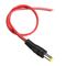 01328 - Connettore DC maschio 2.1x5.5mm con cavo 23cm - Connettori Adattatori