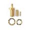 ND4020 - Connettore SMA Femmina - Per cavi RG174 | 2 pezzi | Placcata in oro - TV-SAT