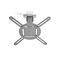 ND8070 - Supporto per proiettore da soffitto girevole a 360°  Max 10kg -  Staffe e Supporti 