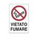WB1928 - Cartello segnaletico vietato fumare 20x30cm - Segnaletica