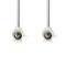 AA330 - Cavo Coassiale Maschio - Maschio 0.60 m Bianco - TV-SAT