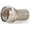 F1466 - Connettore F maschio 6mm blister da 10 - TV-SAT