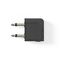 ND3774 - Adattatore Audio per Aereo 2x Maschio da 3,5mm-Femmina da 3,5mm confezione da 10 pezzi -  Adattatori Audio e Video