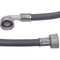 ND7076 - Tubo di Alimentazione 3/4"' Dritto-3/4" ad Angolo 90bar 25 °C 2m - Ricambi per Lavatrice