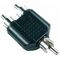 09155 - ADATTATORE SPINA RCA / 2 SPINE RCA - Connettori e Adattatori