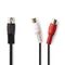 ND2750 - Cavo audio DIN Maschio DIN a 5 pin - 2x RCA femmina 0.2 m Nero - Cavi Audio Video