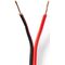 ND1745 - Cavo per Altoparlante 2x 0,75 mm2 100 m Avvolgibile Nero/Rosso - Cavi Audio Video