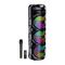 KK-8301 - Cassa acustica portatile ricaricabile 3x8" 40W Luce LED Bluetooth/USB - Casse Acustiche