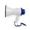 ND5478 - Megafono portatile 10W con sirena e funzione di registrazione – Bianco/Blu - Altoparlanti