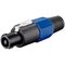 E9145 - Connettore speakon 4 poli blu - Connettori e Adattatori