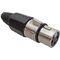 E9198 - Connettore XLR 3 pin femmina - Connettori e Adattatori